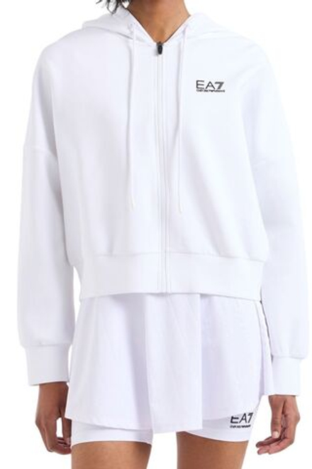 Женская Кофта теннисная EA7 Woman Jersey - белый