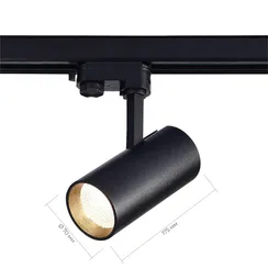 ST661.436.20 Св-к трек. Черный LED 1*20W 3000K 1 600Lm Ra>90 38° IP20 L150xW70xH202 165-265V ТРЭЙС