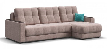 Угловой диван Босс Классик Велюр Роял пион