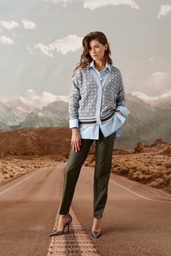 Кардиган на пуговицах