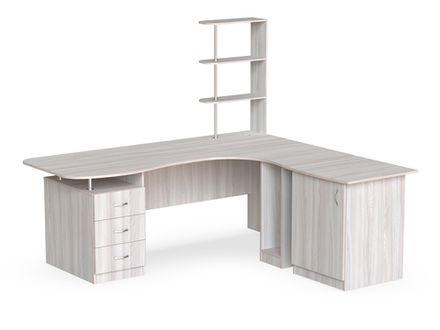 Комплект офисной мебели Лора (стол, полка, тумба)