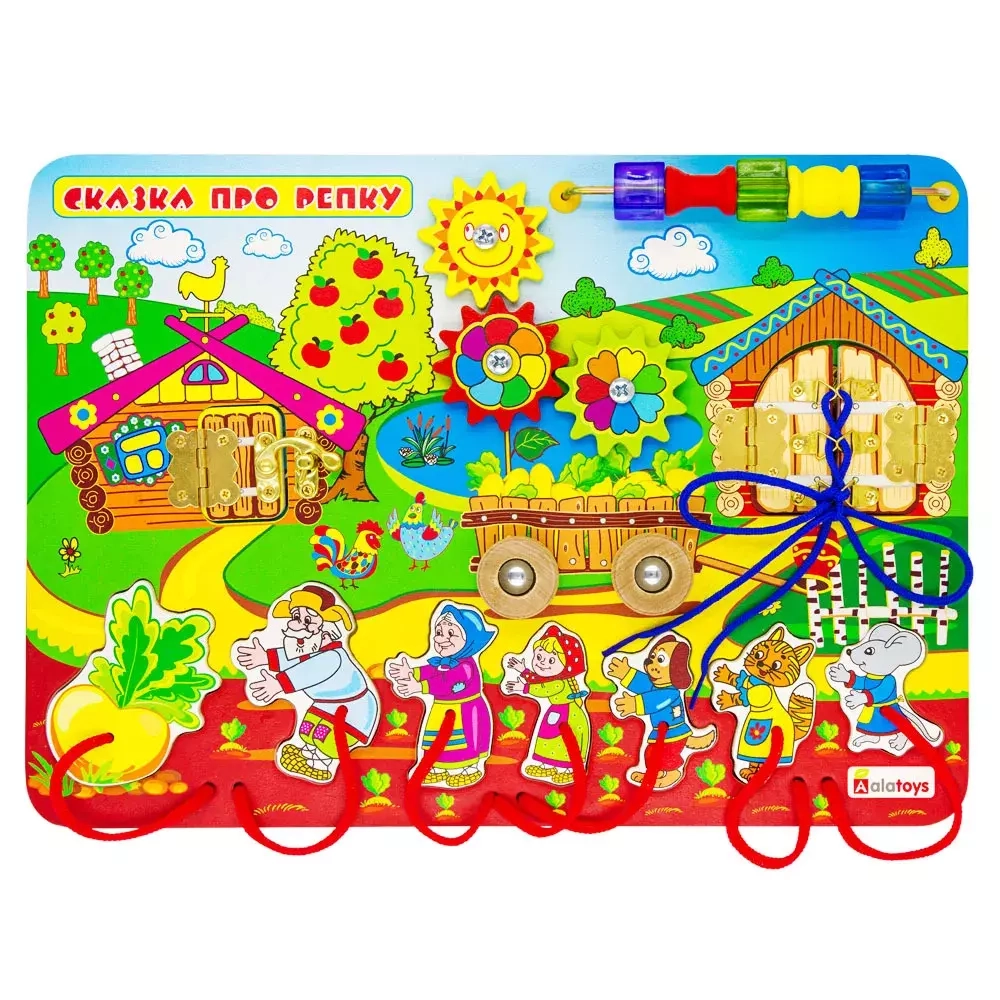 ББ403/Бизиборд Сказка про репку/