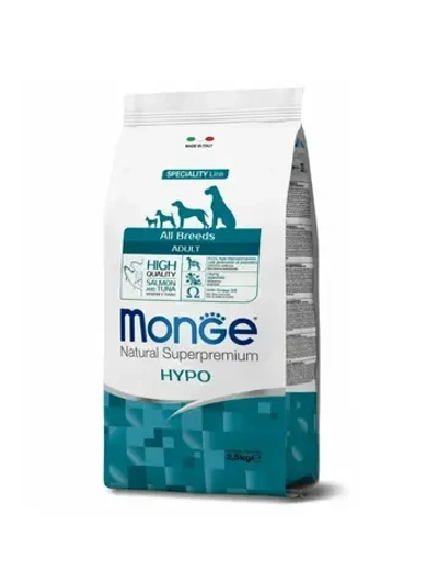Monge (Монж Гипо ) Dog Speciality Line Hypo сухой корм на основе тунца и лосося для взрослых собак всех пород 2,5 кг