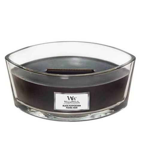 Черный перец, ароматическая свеча эллипс, WoodWick