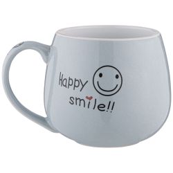 КРУЖКА КОЛЛЕКЦИЯ "ВЕСЕЛЫЙ СМАЙЛИК" 300 МЛ 9*8,2 СМ (КОР=48 ШТ.)