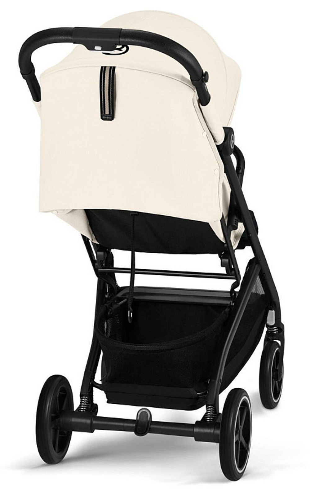 Прогулочная коляска Cybex Beezy 2024 Canvas White с дождевиком и бампером