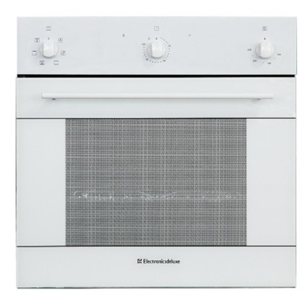 Электрический духовой шкаф Electronicsdeluxe 6006.03-002 ( белое,мех.ручки)