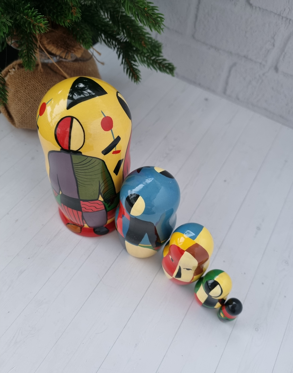 Матрёшка 5м 15см Малевич-Кандинский