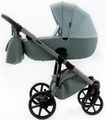 Детская коляска Adamex Nola Natura 3 в 1 N-8-MINT (МЯТА + МЯТА КОЖА)