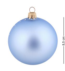 Элита НФШ-1654/1 Ел.украшение Шар «Дед Мороз и Снегурочка» 85 мм