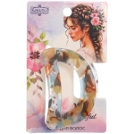 Заколка - краб для волос «AKS-EMPIRE», трапеция, цвет микс 6 цветов, 4,5*3см