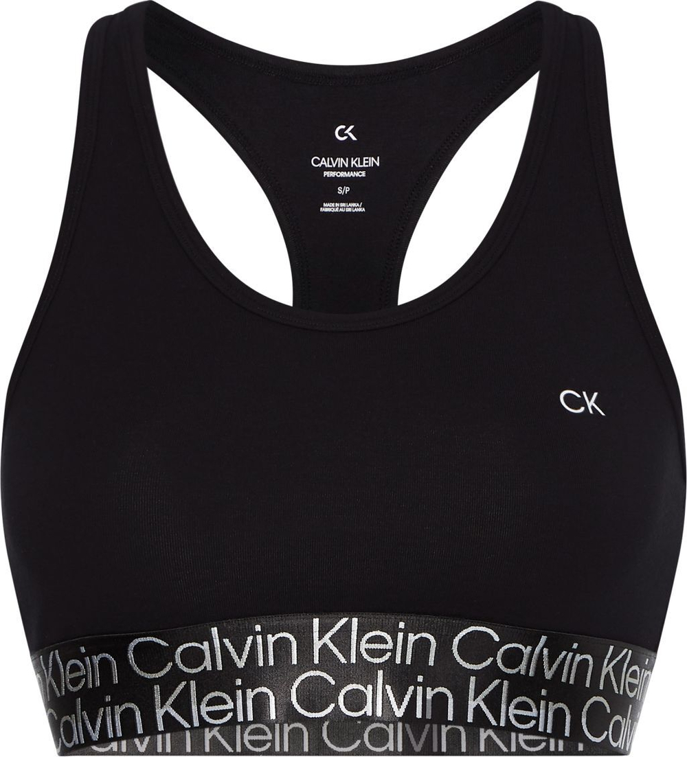 ТОП теннисный Calvin Klein Low Support Sports Bra - черный