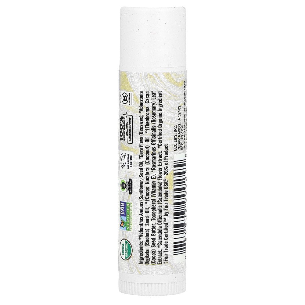 Eco Lips, Gold, бальзам для губ, без добавок, 4,25 г (0,15 унции)