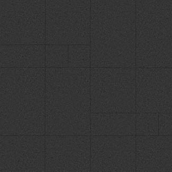 Тротуарная плитка ГРАНДО - Стандарт Черный, комплект из 4 видов плит