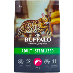 Mr.Buffalo корм для кошек стерилизованных с лососем (Sterilised Salmon)