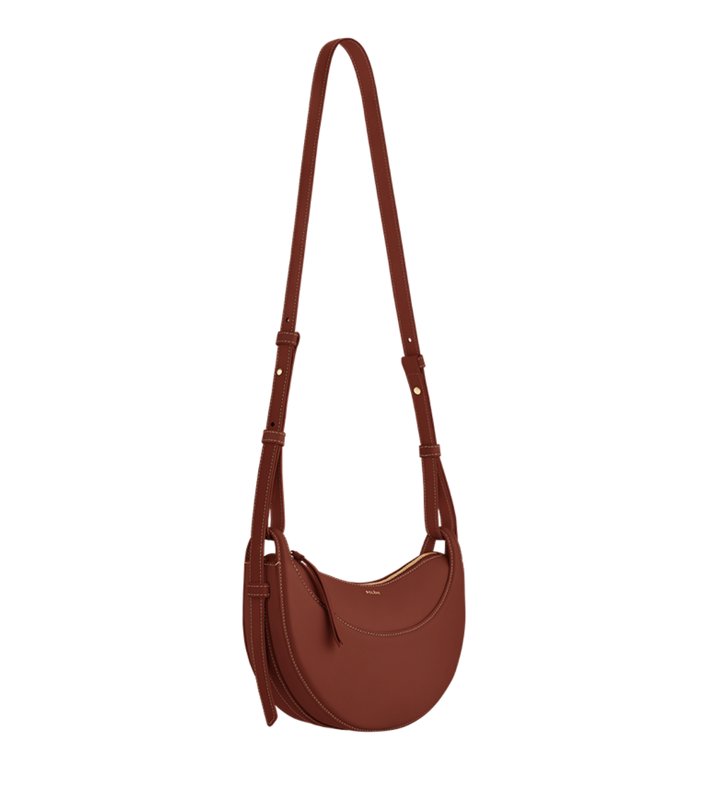 Сумка Polene Numero Dix EDITION SMOOTH COGNAC