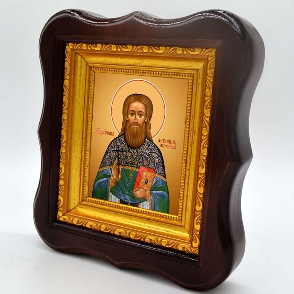 Михаил Абрамов священномученик. Икона на холсте.