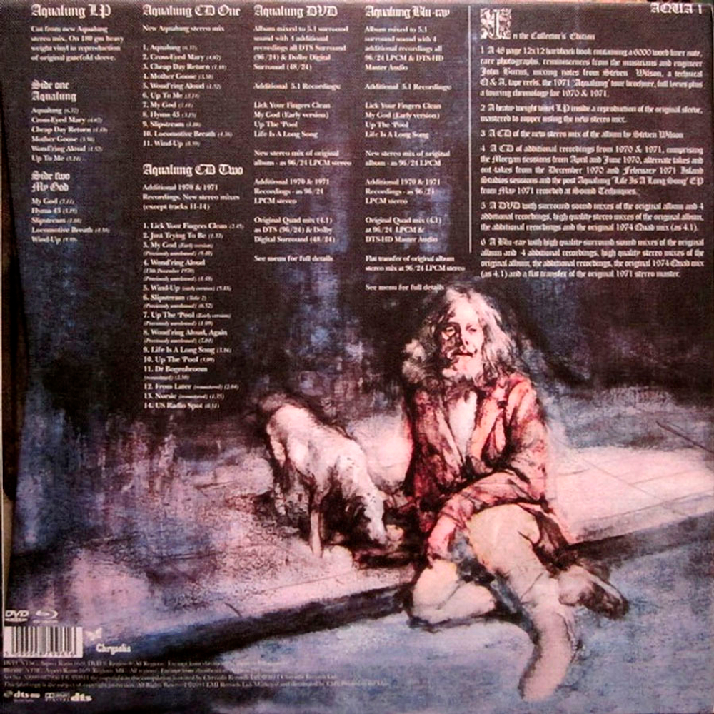 Jethro Tull / Aqualung (40th Anniversary Adapted Edition)(LP+2CD+DVD+Blu-ray)