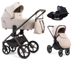Детская коляска Peppy Monaco Thermo 3 в 1 с автокреслом Verona Black Beige