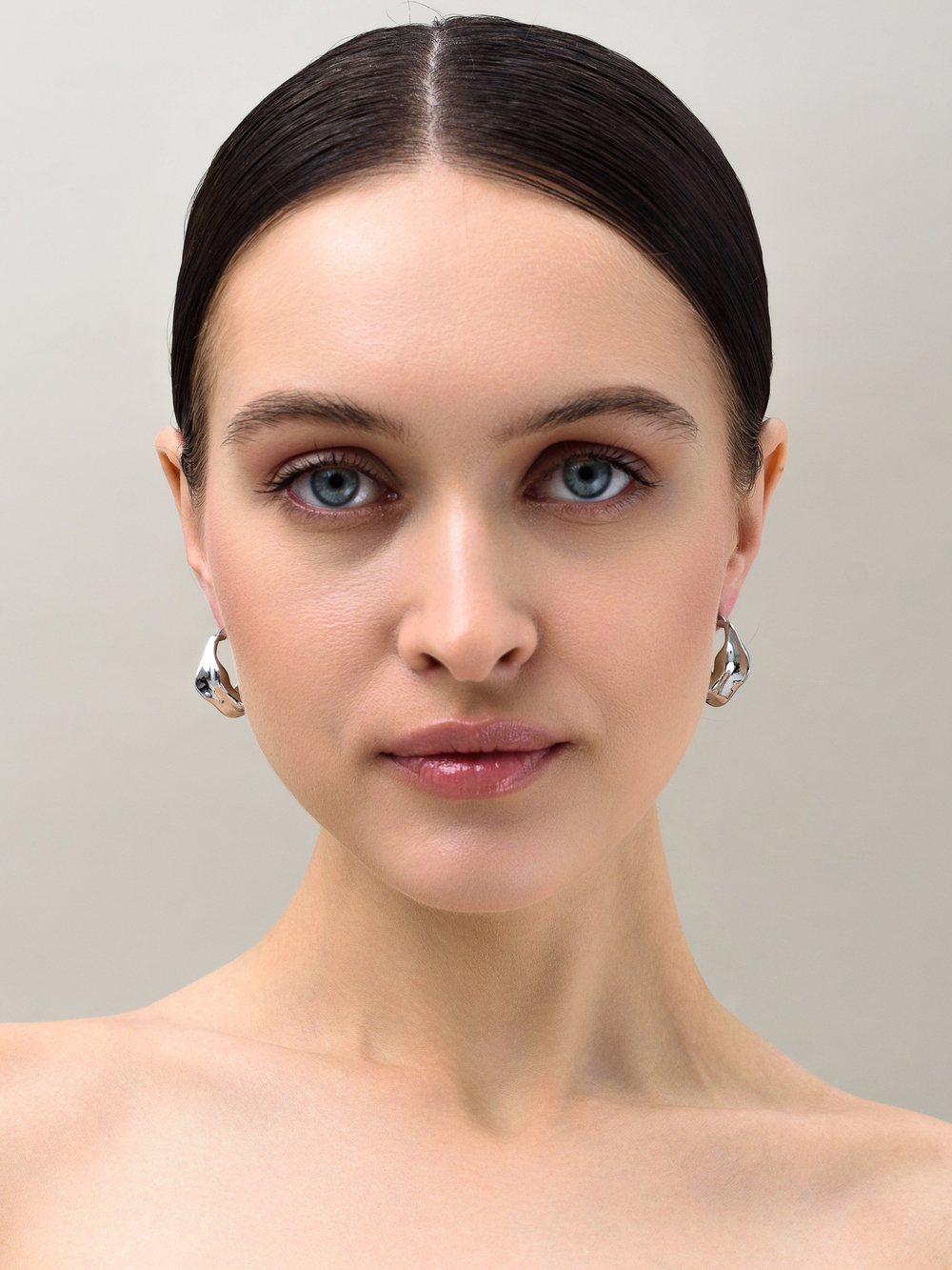 Серьги "Shopping cart" Silver