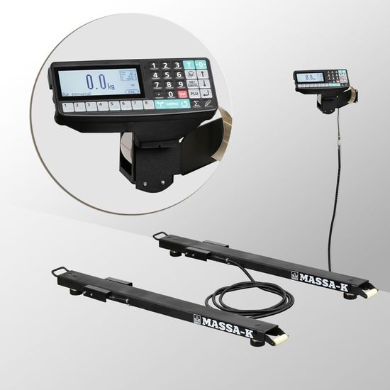 Весы стержневые МАССА-К 4D-B-12/1-2000-RP с печатью этикеток