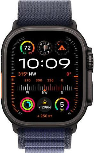 Apple Watch Ultra 2 49mm Titanium Alpine Loop Blue
