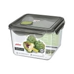 КОНТЕЙНЕР ДЛЯ ПРОДУКТОВ ГЕРМЕТИЧНЫЙ С КЛАПАНОМ BRILLIANT КВАДРАТНЫЙ 1,7Л (Черный)