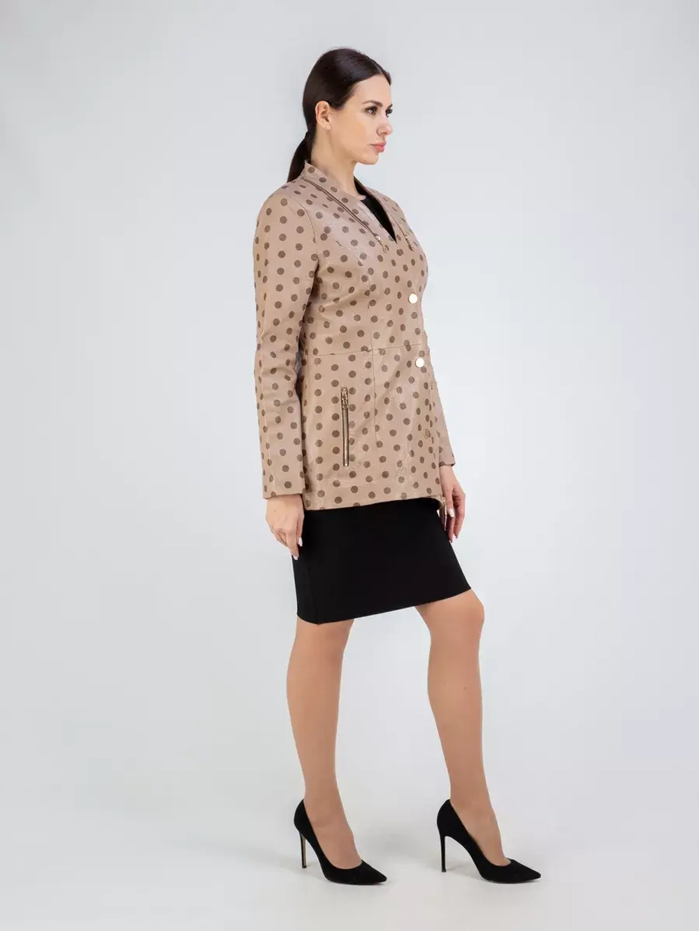 Кожаная куртка демисезонная