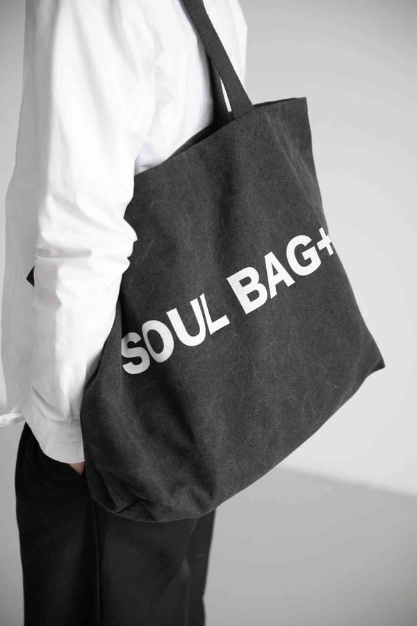 Сумка Soul Bag+ Уголь темно-серая - фото 2