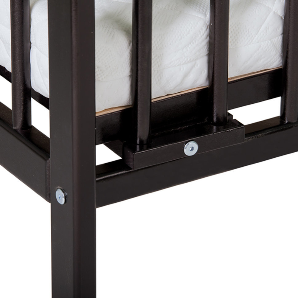 Кровать детская "Мишка" Колесо-качалка Белый Арт. ДМ 01.01