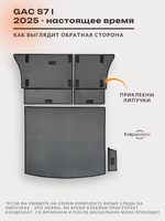 Коврики ЭВА в багажник с накладками на задние сидения для GAC S7 I (25-н.в.)