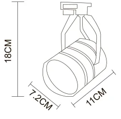 Трековый светильник Arte Lamp