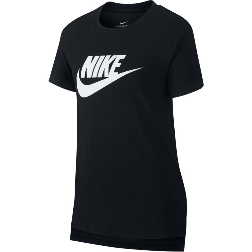 Футболка для девочки теннисная Nike G NSW Tee DPTL Basic Futura - черный