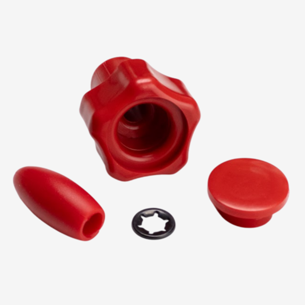 Запасные ручки для опорного колеса и хомута ТК RED (комплект) Trailercom