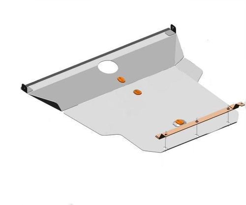 Защита ALFeco картера двигателя и кпп для Nissan Cefiro (A32) 1994-2000 V-all (сталь 2 мм) арт.ALF1557st