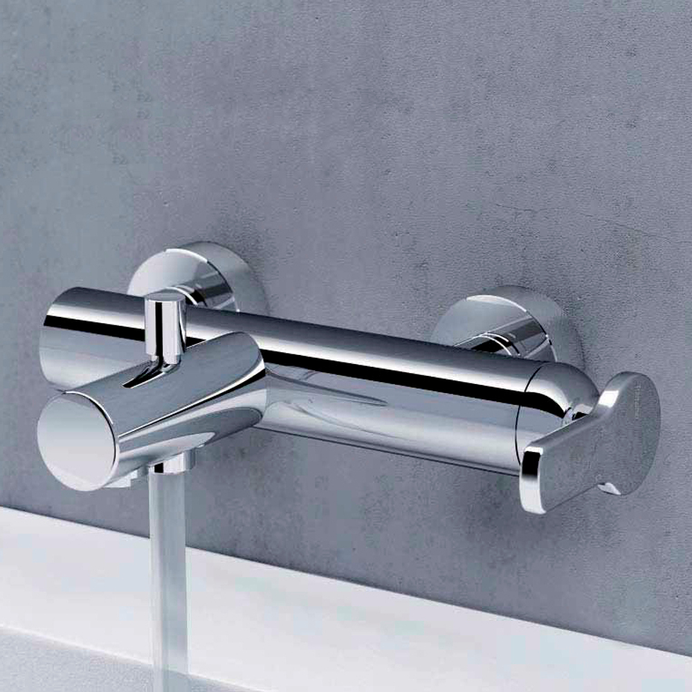 КОМБО №12 Комплект смесителей Ritmonio Cle для раковины и для ванны/душа с лейкой V0BA9010CRL + V0BA9033H2CRL