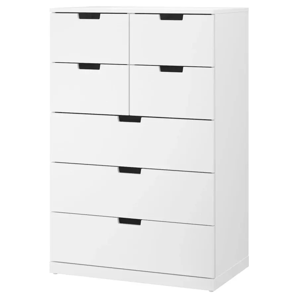 Комод - IKEA NORDLI/НОРДЛИ ИКЕА, 47х122х80 см, белый