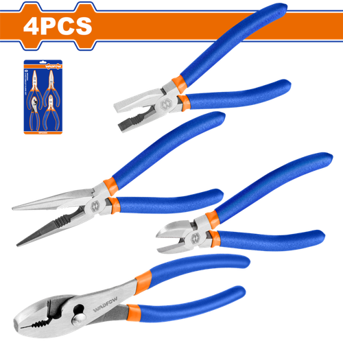 Набор плоскогубцев 4 шт (5/20) WADFOW WPS0604