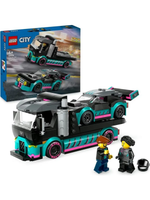 LEGO City 60406 Лего «Гоночный автомобиль и автовоз» — доставка болида к старту