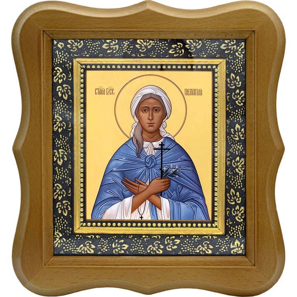 Пелагия Дивеевская (Серебренникова) Блаженная. Икона на холсте.