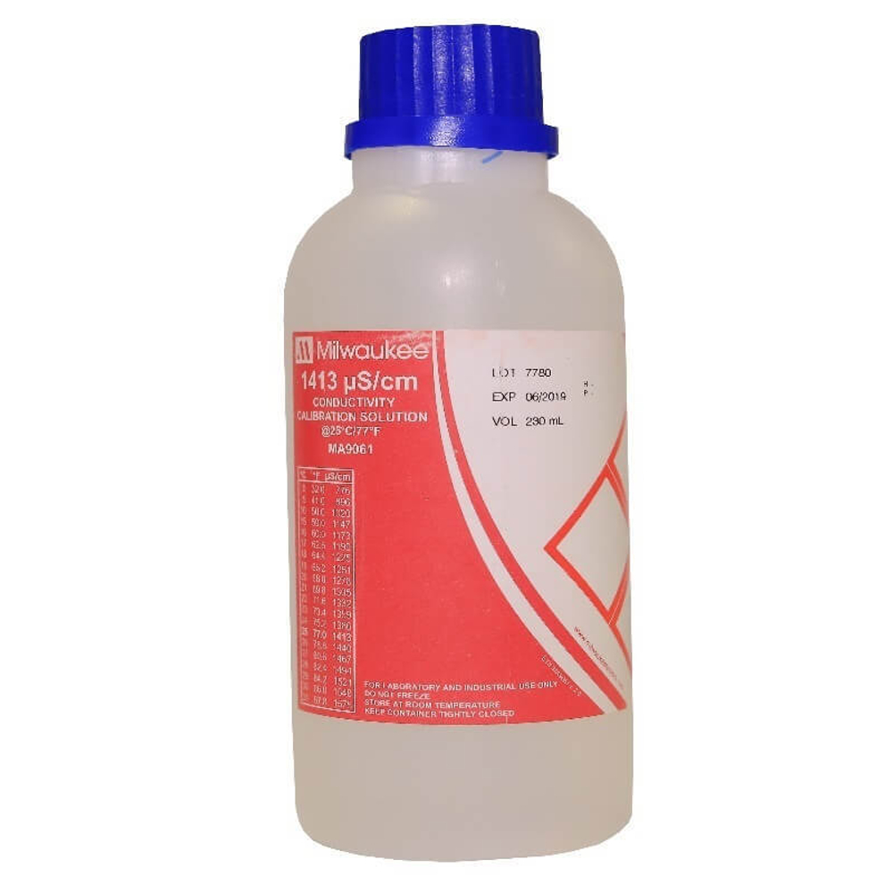 1413 µS/cm Conductivity Calibration Solution Milwaukee 230 мл