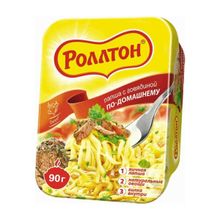 Лапша Роллтон С говядиной по-домашнему 90 г