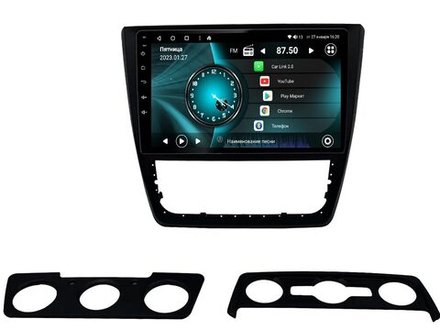 Магнитола для Skoda Yeti 2009-2018 (кондиционер) - Vaycar VA65-1225 на Android 13, 8-ядер, 2Гб-32Гб, 4G SIM-слот