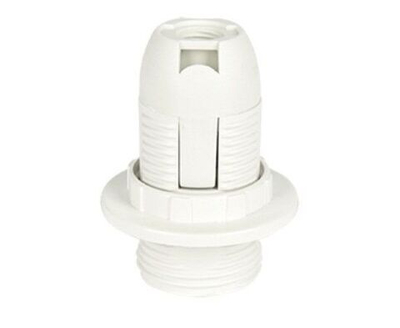 Ecola base Патрон с кольцом E14 Белый (упаковка по 10) AB4SPWEAY