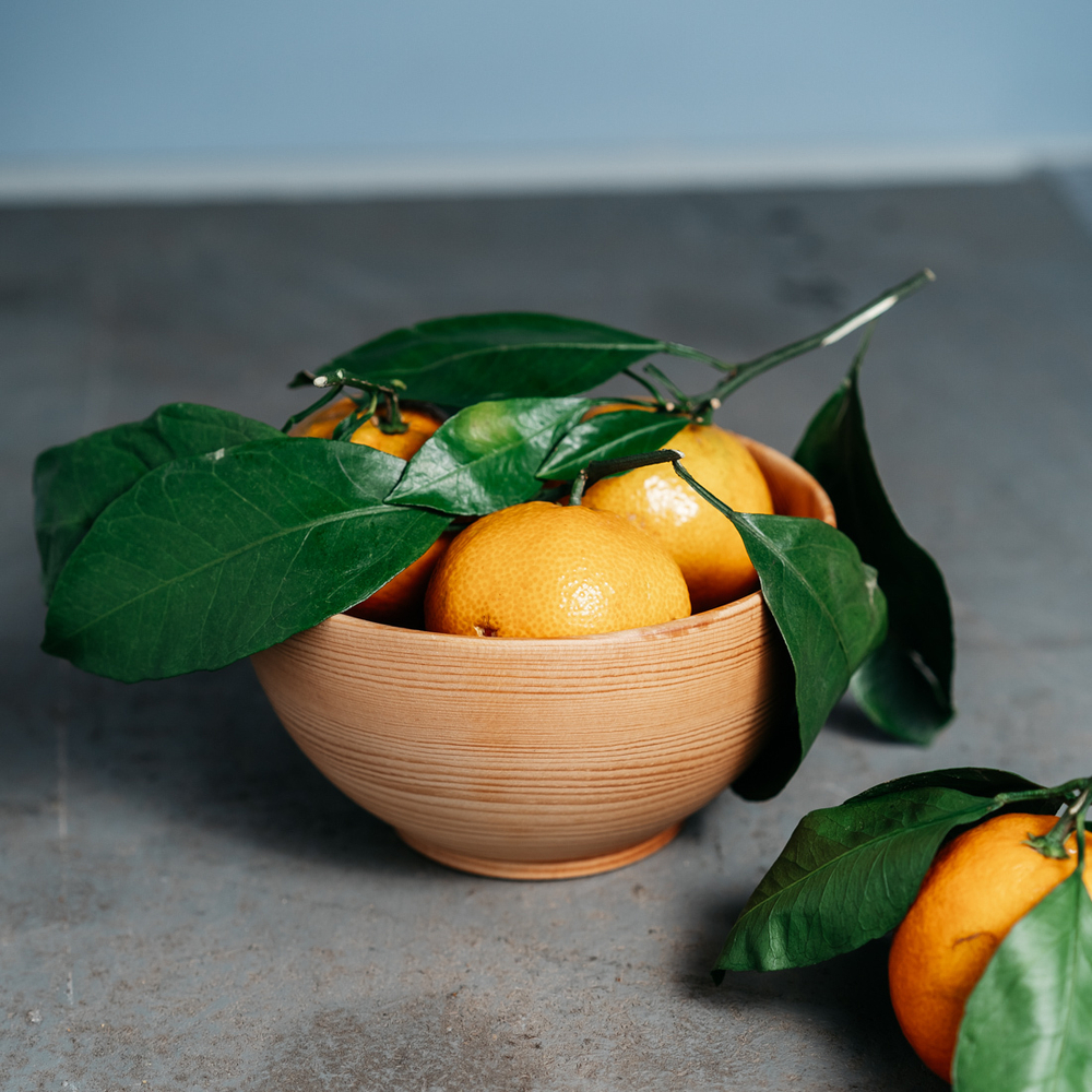 Деревянная глубокая тарелка-супница Art of Siberia из Сибирского Кедрf. T110