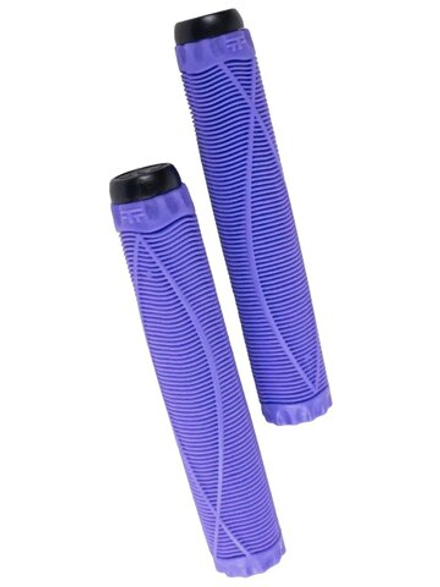 Грипсы 2шт с барендами Fish 170mm, Purple, на трюковой самокат 1/100 294354
