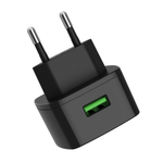 Скоростное зарядное устройство Hoco C70A с кабелем MicroUSB, черная