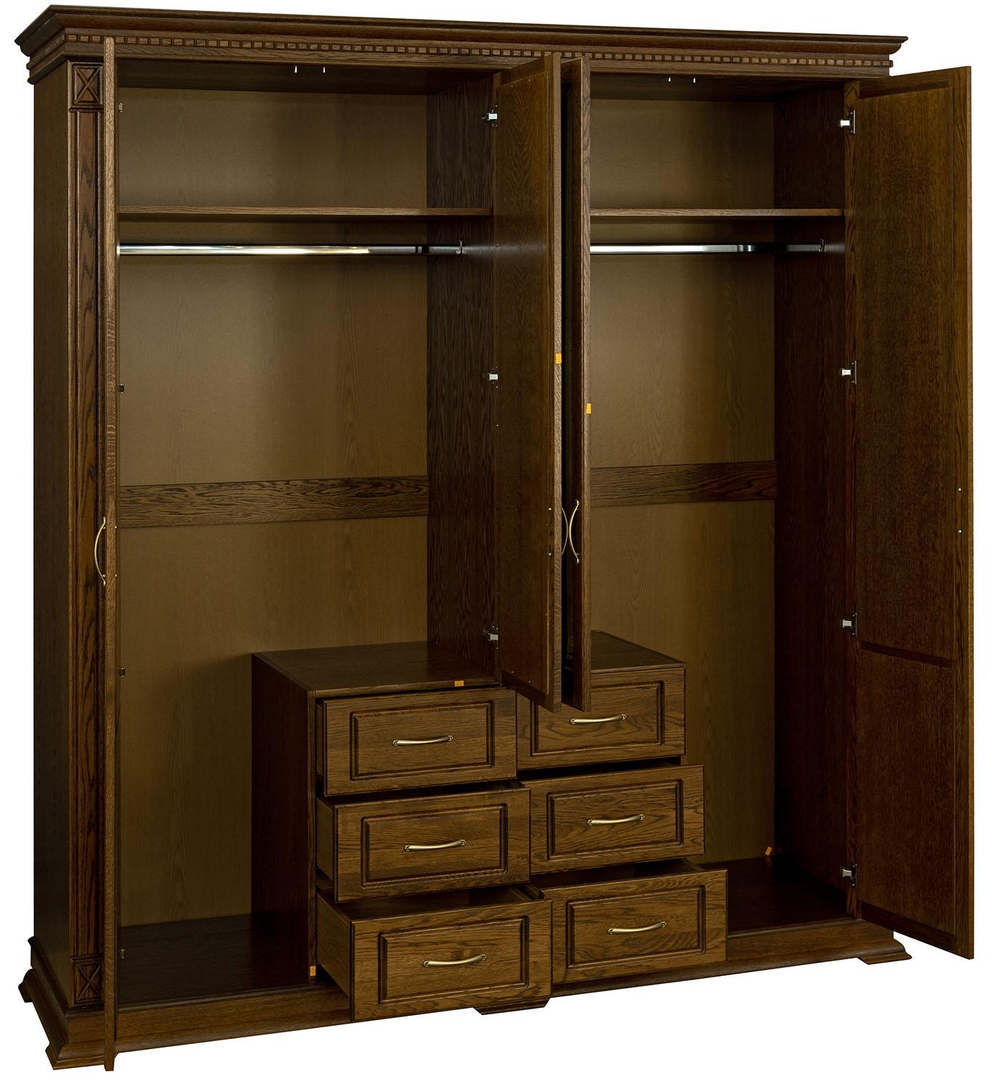 Шкаф для одежды 4д «Верди Классик» П3.0487.1.01