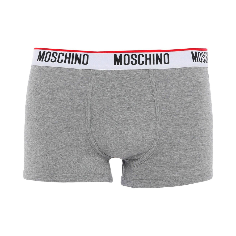 Мужские трусы боксеры серые Moschino