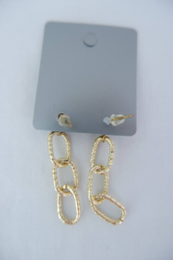 Серьги Lady Collection металлические, новые